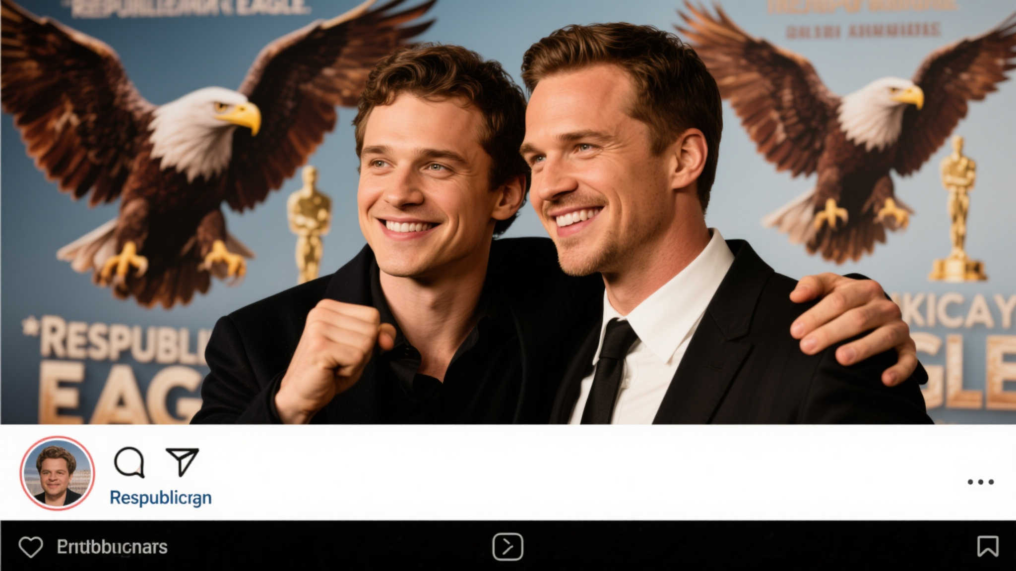 《逃出生天》男主脸模现身!《双影奇境》硬汉老哥为亲哥新片《共和之鹰》入围戛纳主竞赛喝彩 《逃出生天》男主脸模现身!《双影奇境》硬汉老哥为亲哥新片《共和之鹰》入围戛纳主竞赛喝彩