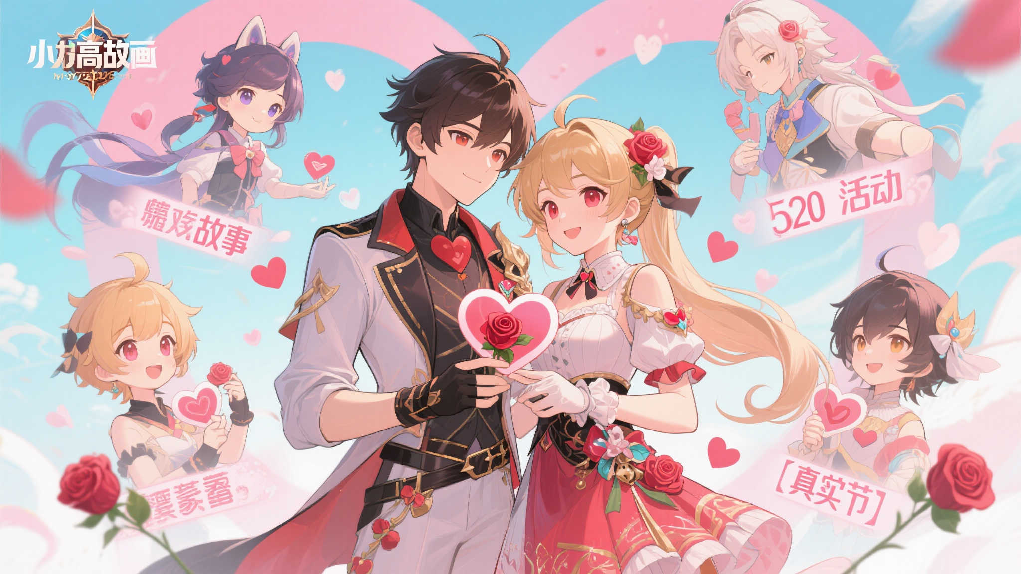 小高和刚也庆祝520?手绘游戏角色献上甜蜜祝福 小高和刚也庆祝520?手绘游戏角色献上甜蜜祝福