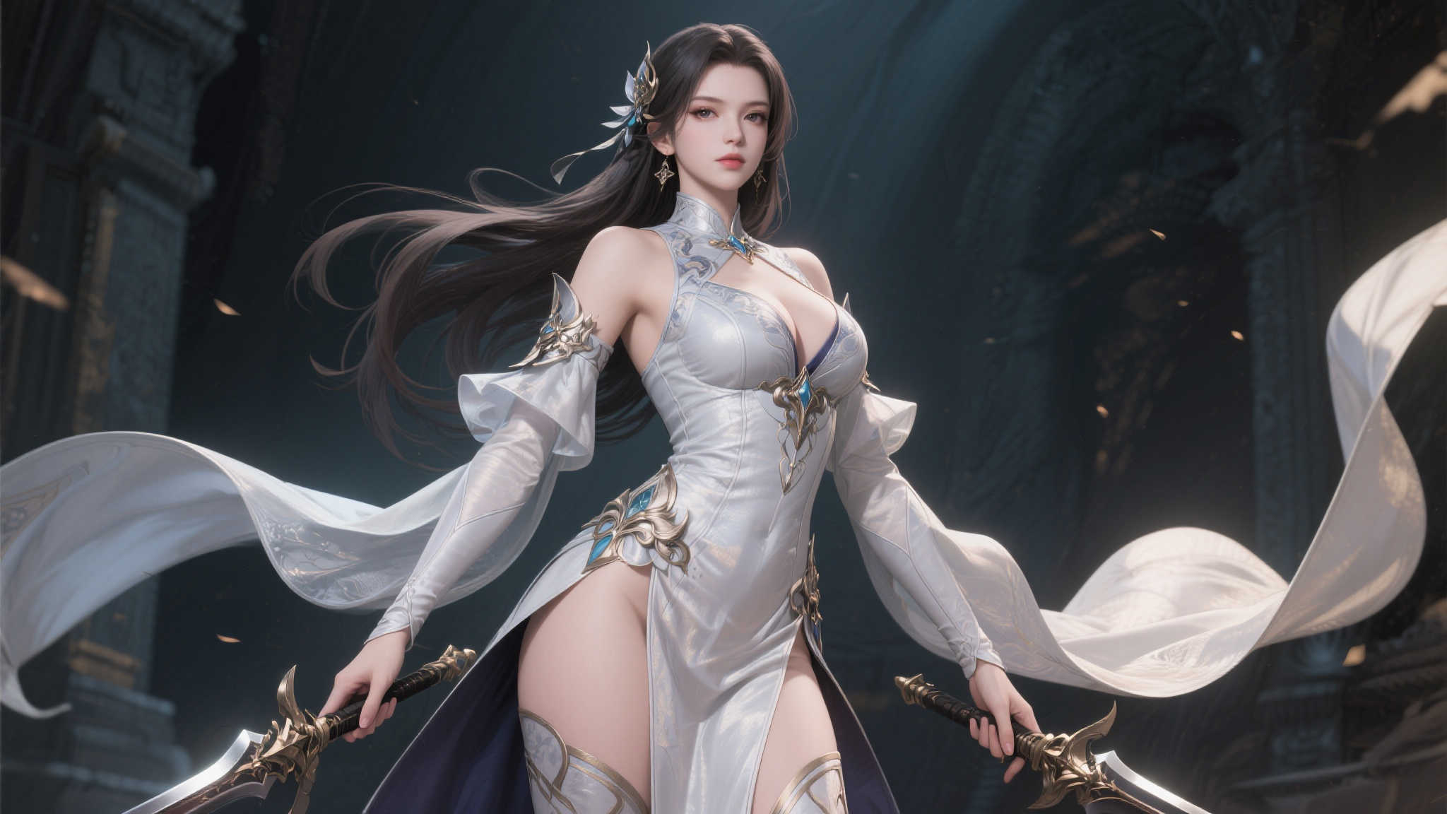 《剑星》伊芙新图曝光：性感曲线引人注目！