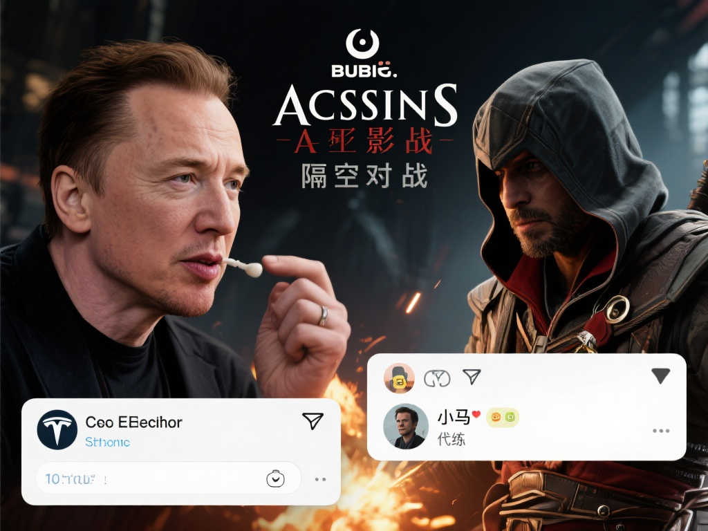 马斯克吐槽《AC影》，育碧反击：小马，代练往事提不提？