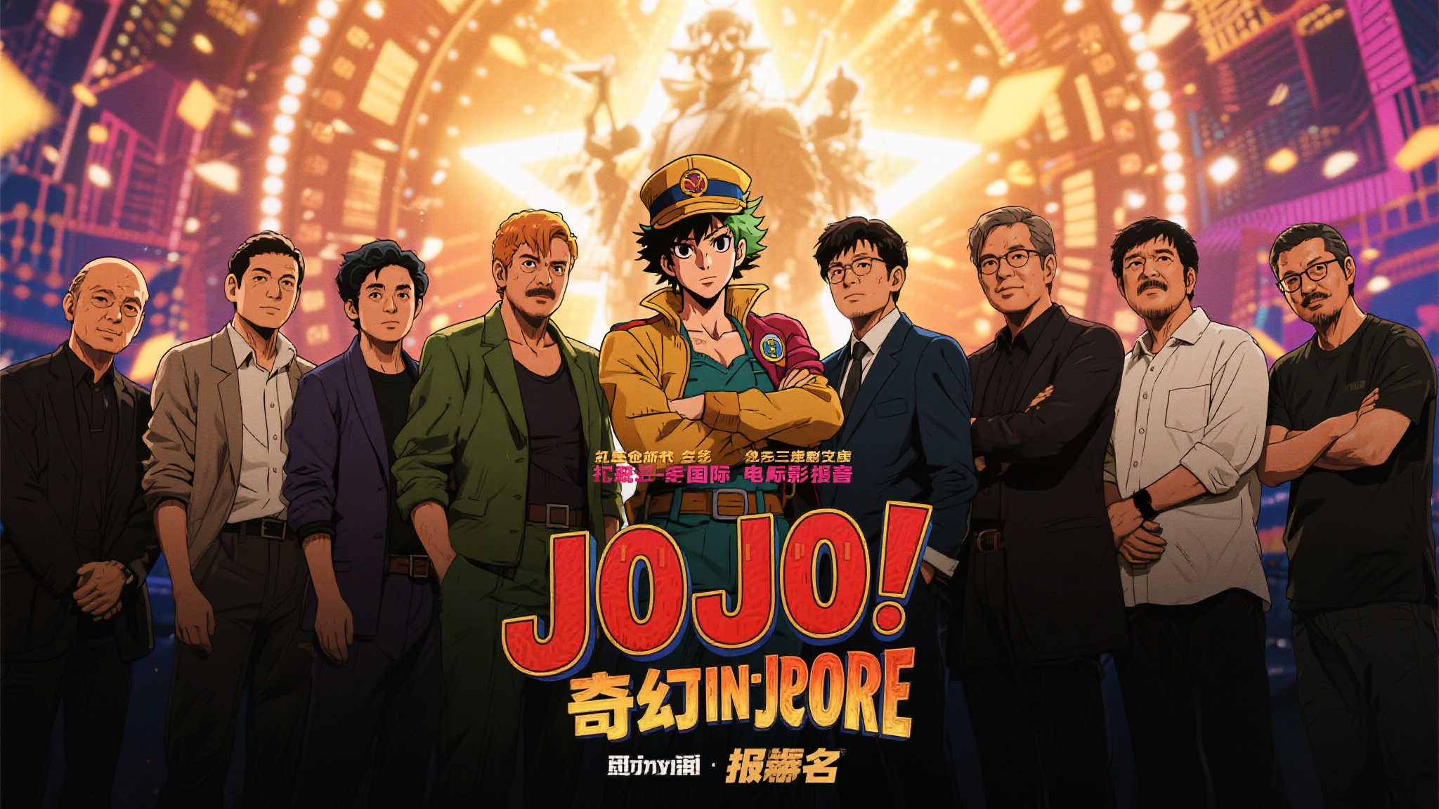 《JOJO的奇妙冒险》动画发布制作阵容及限定插图亮相